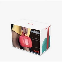 photo Alessi-Food à porter Lunch box with three compartments in thermoplastic resin, red 4